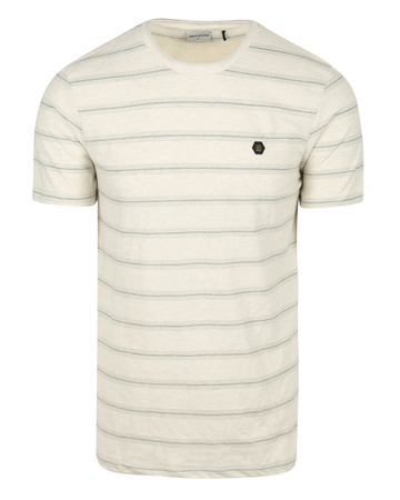 Off White Knitted T-Shirt Crewneck